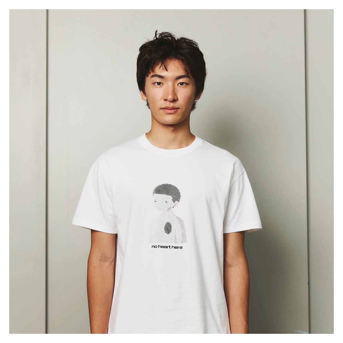 NO HEART HERE TEE WHITE (2025)