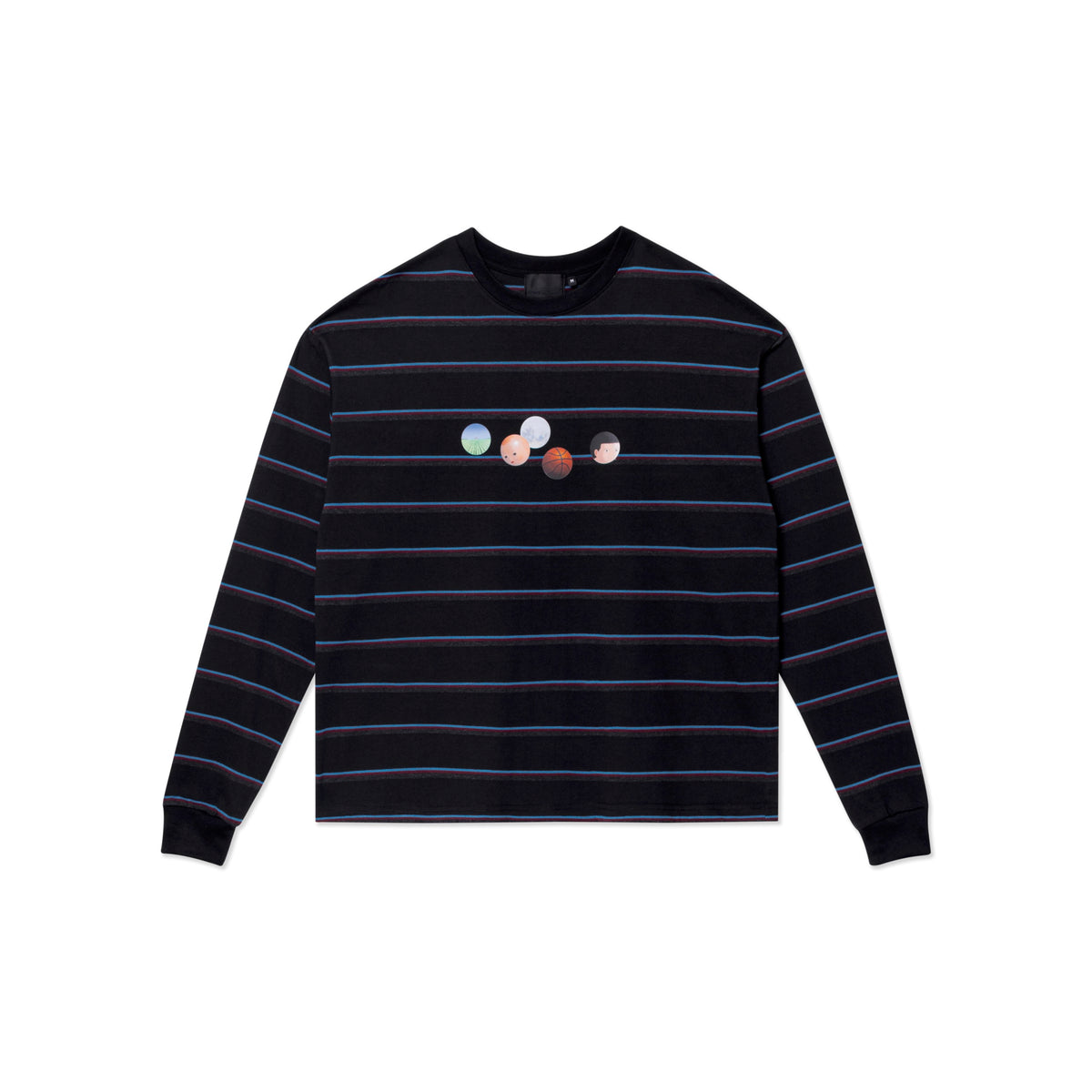 I DIDN’T WANT TO BE IN BASKETBALL CLASS STRIPED LS (2025)