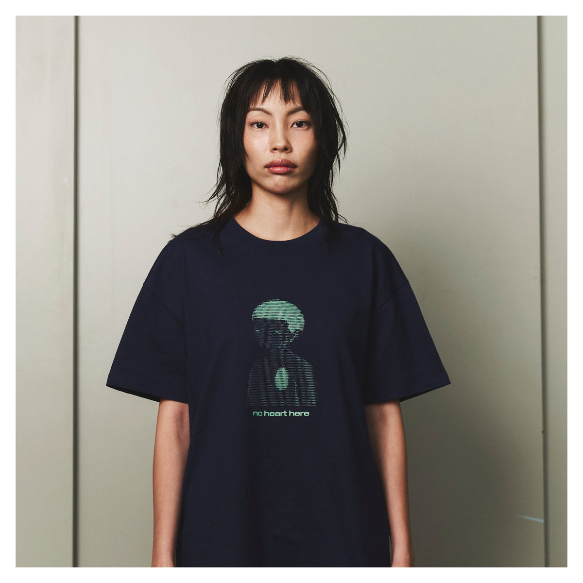 NO HEART HERE TEE BLUE (2025)